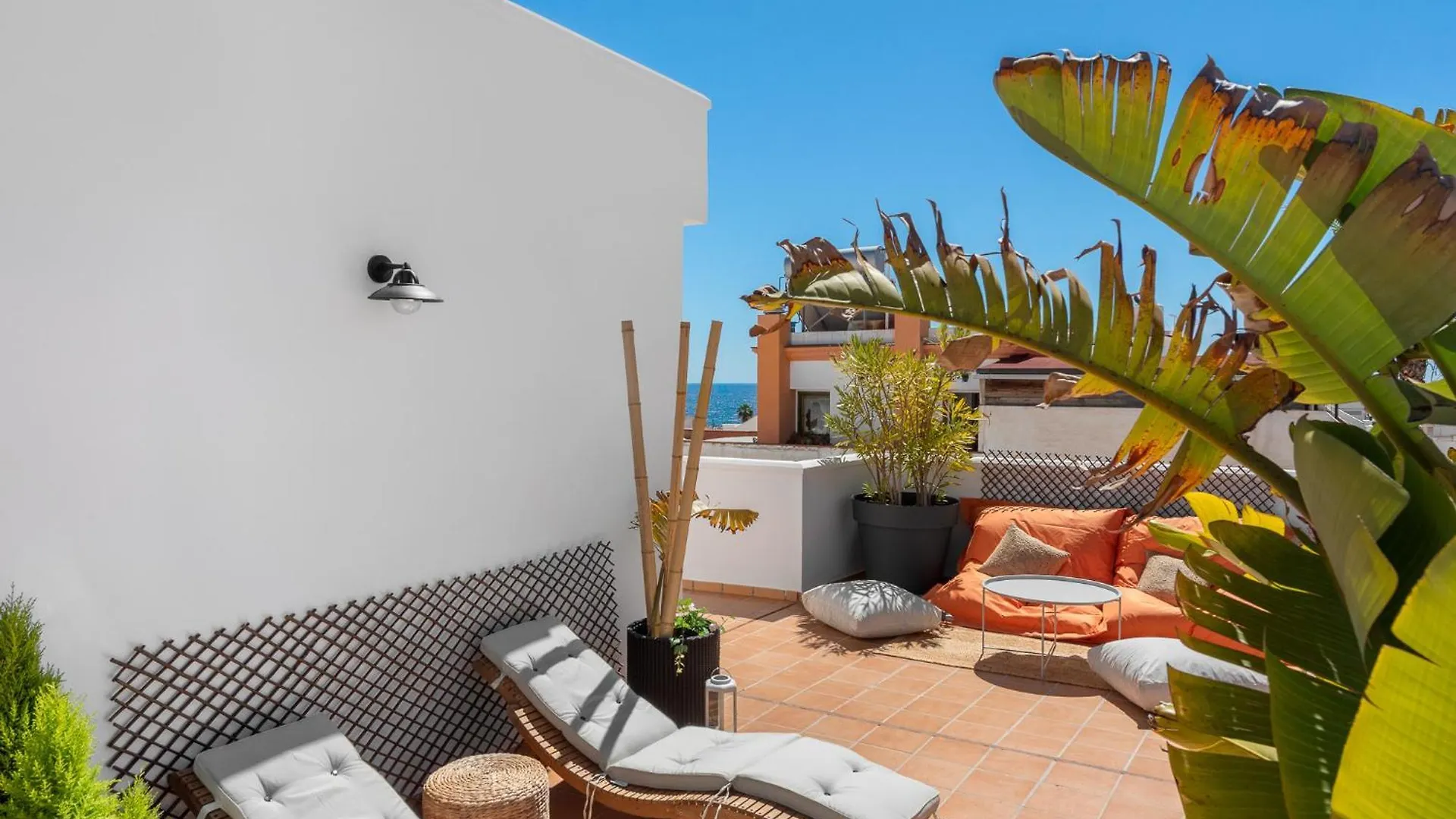 Casco Antiguo Terraza Y Vistas Al Mar Playa A Pie 1B Apartment Nerja